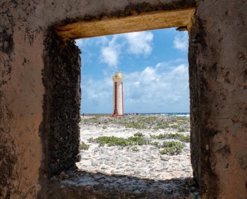 Lacre Punt: Willemstoren Leuchtturm / South End, Bonaire