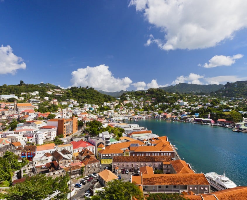 Grenada, St. George's Town,grandangolo